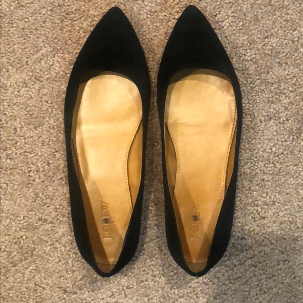 J. Crew Black Flats 🥿 7.5 Women’s
